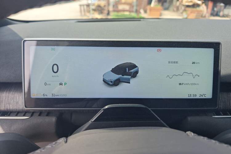 Used Nio ES7 2022 75 kWh Instrument Cluster