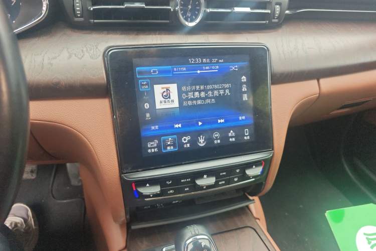 Used Maserati President 2017 3.0T Standard Model Audio And AC Panel