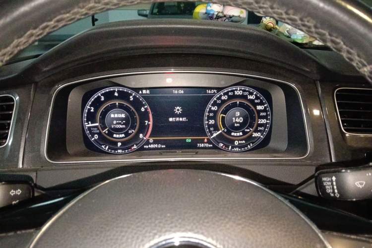 Used Volkswagen Golf 2019 280TSI DSG Luxury Version China VI Standard Instrument Cluster