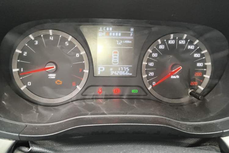 Used GAC Trumpchi GA6 2016 235T DCT Elite Edition Odometer Close Up