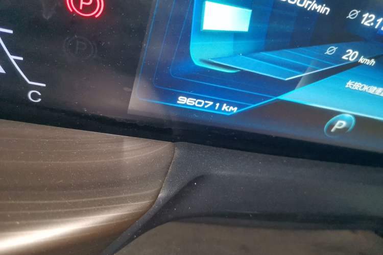 Used Bestune T77 2021 PRO 280 TID Automatic Prestige Model Odometer Close Up