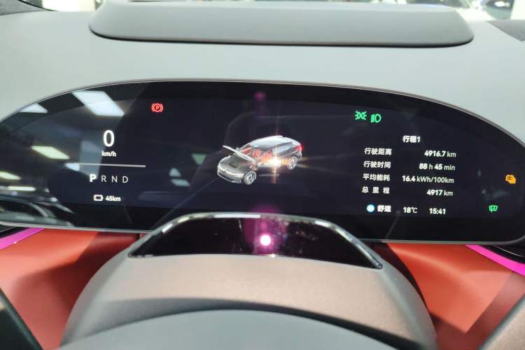 Used Zeekr 007GT 2025 Rear-Drive Intelligent Driving Version 75 kWh Instrument Cluster