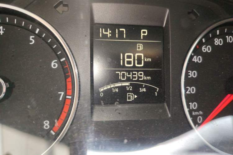 Used Volkswagen Polo 2018 1.5L Automatic Enjoyment Model Odometer Close Up