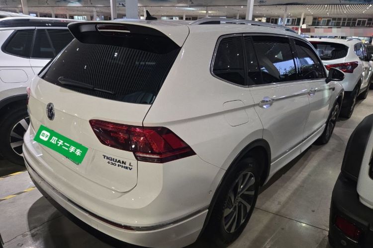 Used Volkswagen Tiguan L New Energy 2020 430 PHEV Plug-in Hybrid Flagship Edition Rear Right 45 Deg