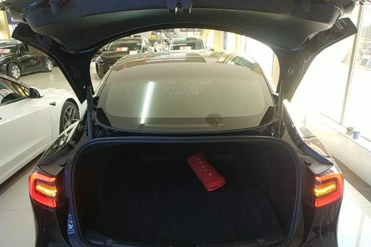 Used Tesla Model 3 2021 Performance High-Performance All-Wheel-Drive Version Trunk