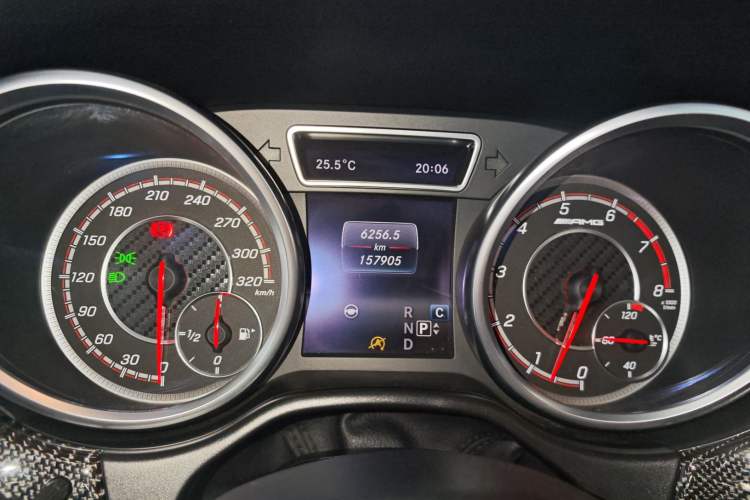 Used Mercedes-Benz GLS AMG 2016 AMG GLS 63 4MATIC Odometer Close Up