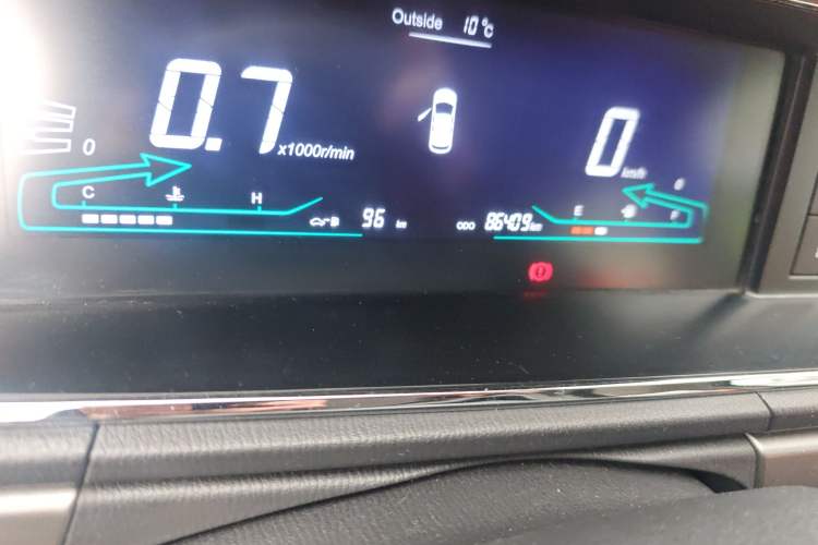 Used CHANGAN KAICHENG Oushang A600 2016 1.5L Manual Luxury 7-Seater Odometer Close Up