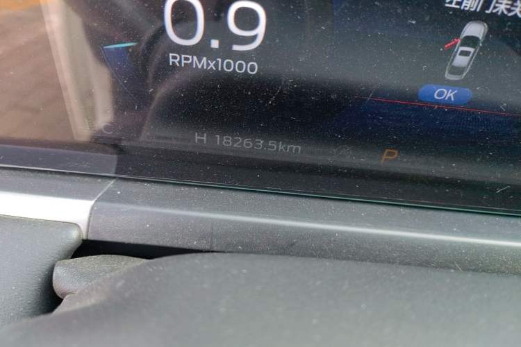 Used Ford Escort 2021 1.5L Automatic Diamond Edition Odometer Close Up