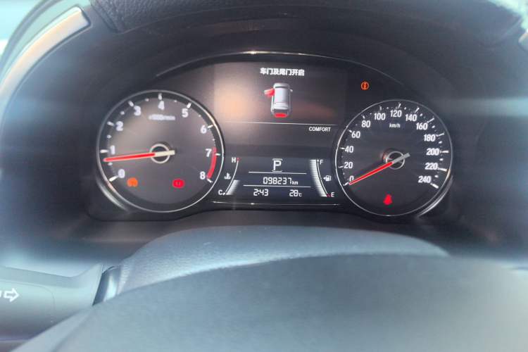 Used Honda Avancier 2017 370TURBO 2WD Luxury Edition Odometer Close Up