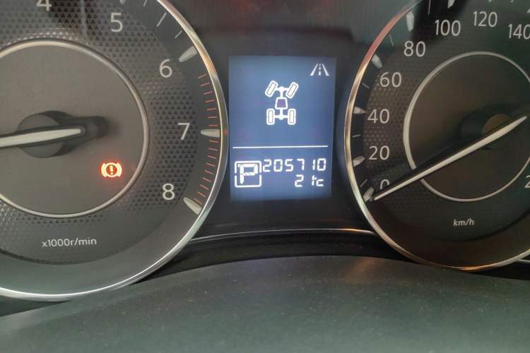 Used Nissan Patrol  Odometer Close Up