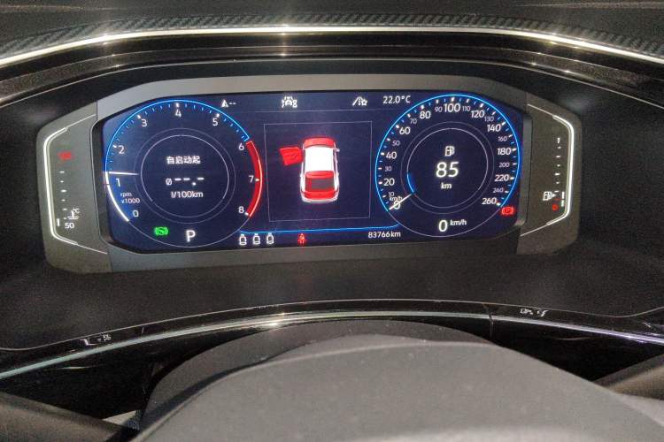 Used Volkswagen Tayron X 2020 380TSI Four-Wheel Drive Prestige Connected Version Instrument Cluster