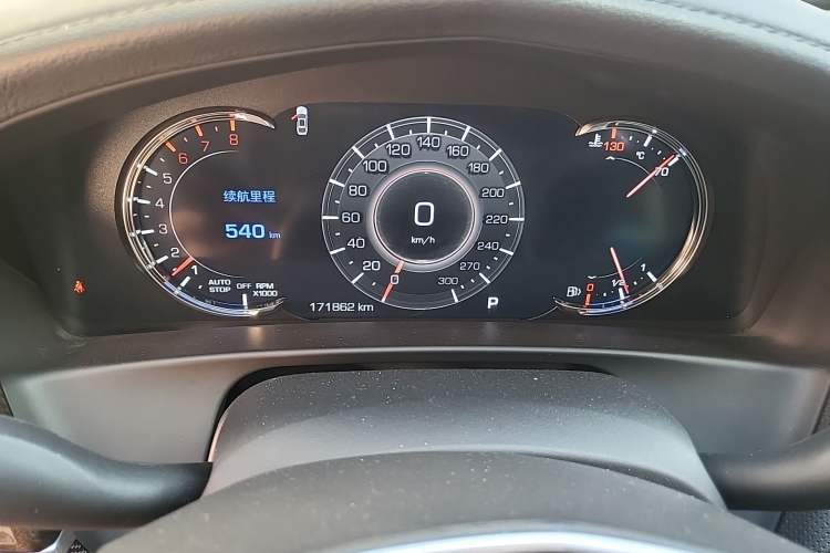 Used Cadillac CT6 2019 28T Luxury Model Odometer Close Up