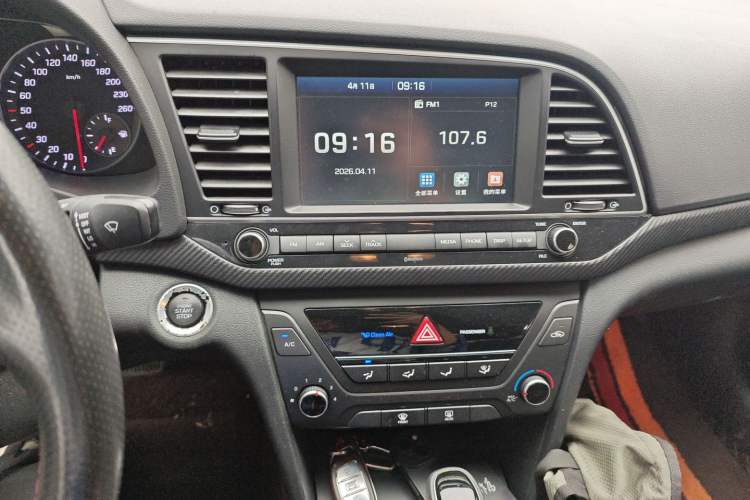 Used Hyundai Elantra (6th Generation / Lingdong) 2018 1.4T Dual-Clutch Xuan Dong · Dynamic Edition Audio And AC Panel