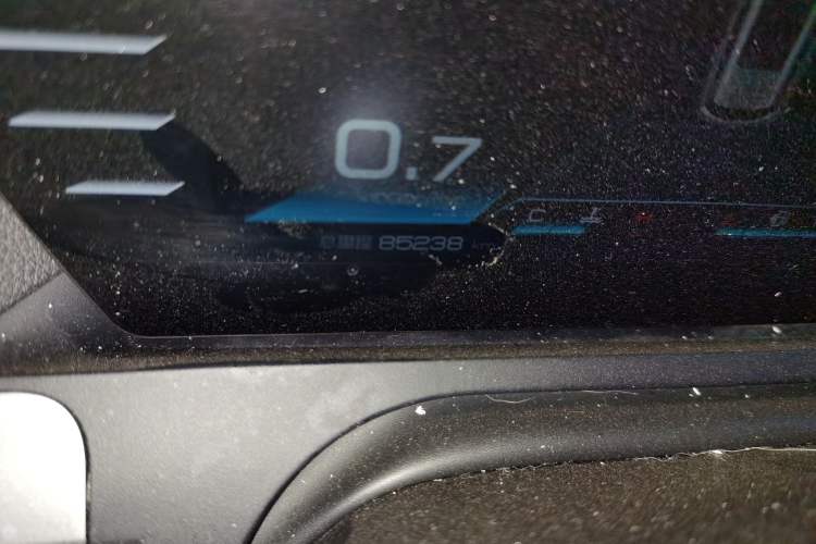 Used BYD Song Pro 2019 1.5T Automatic Luxury Model Odometer Close Up