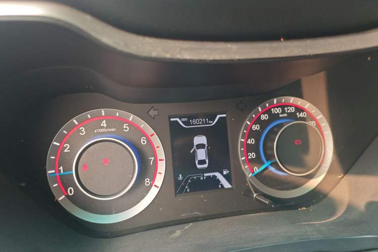 Used Haima Fumei 2017 1.6L Manual Luxury Model Odometer Close Up