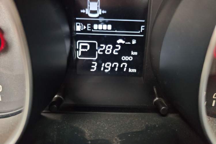 Used FAW Junpai D60 2017 1.8L Automatic Prestige Model Odometer Close Up