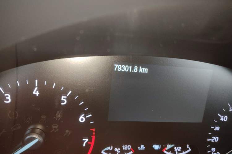 Used Ford Focus 2020 Sedan EcoBoost 180 Automatic Trend Edition Odometer Close Up