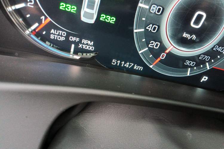 Used Cadillac CT6 2021 28T Flagship Super Cruise Version Odometer Close Up