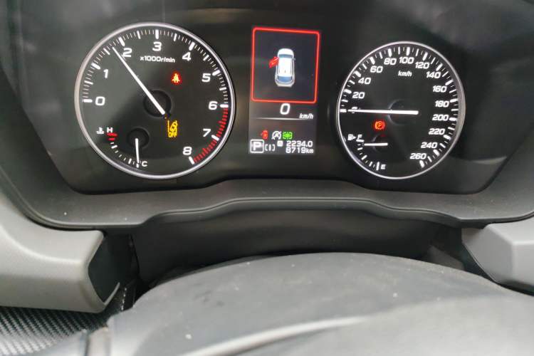 Used Subaru Solterra 2024 2.5i AWD Flagship Edition EyeSight Odometer Close Up