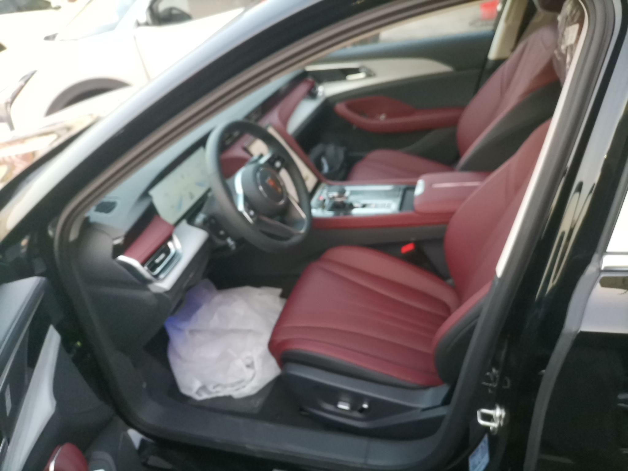 Переднее сиденье в автомобиле