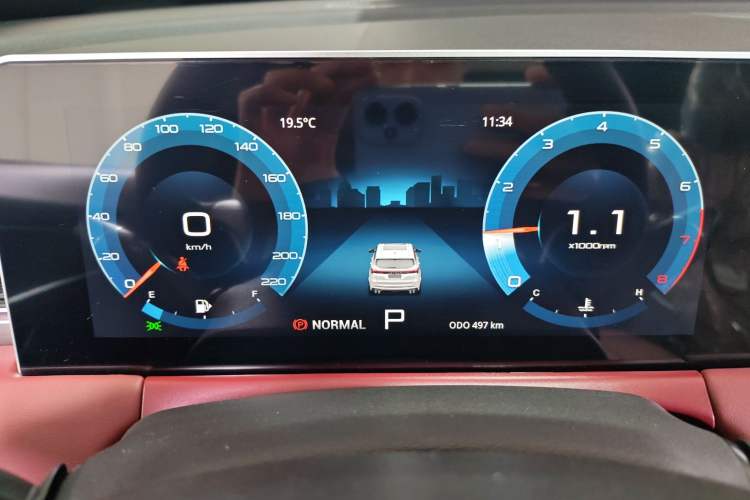 Used JETOUR X70 PLUS 2025 Model 1.5T CVT Enjoyment Edition 7-Seater Instrument Cluster