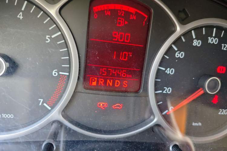 Used Volkswagen Lavida 2008 1.6L Automatic Prestige Edition Odometer Close Up