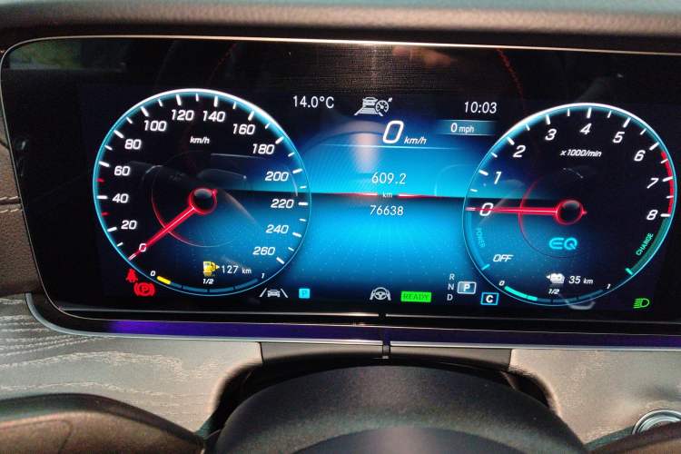 Used Mercedes-Benz E-Class New Energy 2022 Restyled E 350 e L Plug-in Hybrid Sedan Instrument Cluster