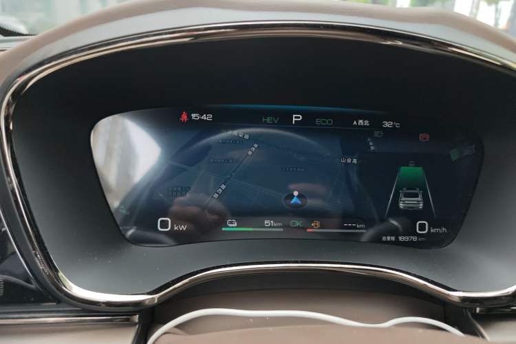 Used BYD Han 2023 DM-i Champion Edition 121KM Prestige Model Instrument Cluster