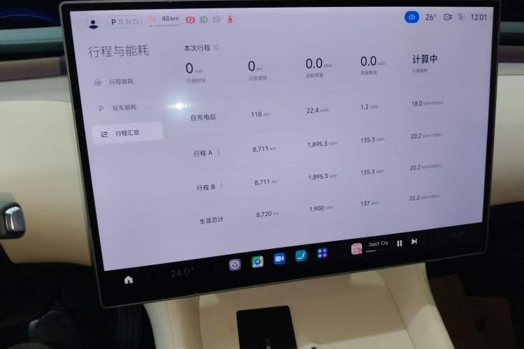 Used Xiaomi Auto YU7 2025 Ultra-Long Range High-Performance All-Wheel-Drive Max Edition Instrument Cluster