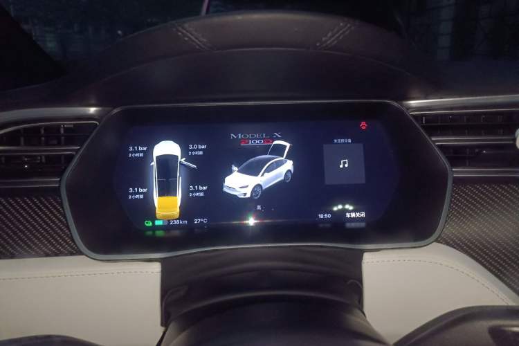 Used Tesla Model X 2016 X P100D Performance High-Performance Edition Instrument Cluster