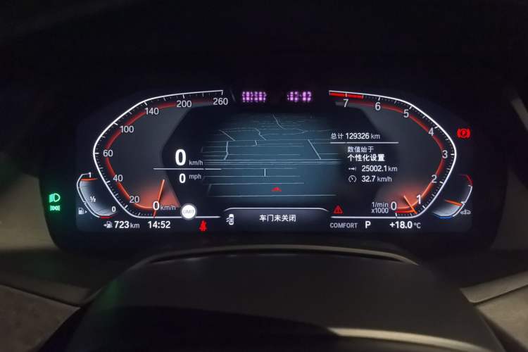 Used BMW X5 2019 xDrive40i Luxury Model with M Sport Package Instrument Cluster