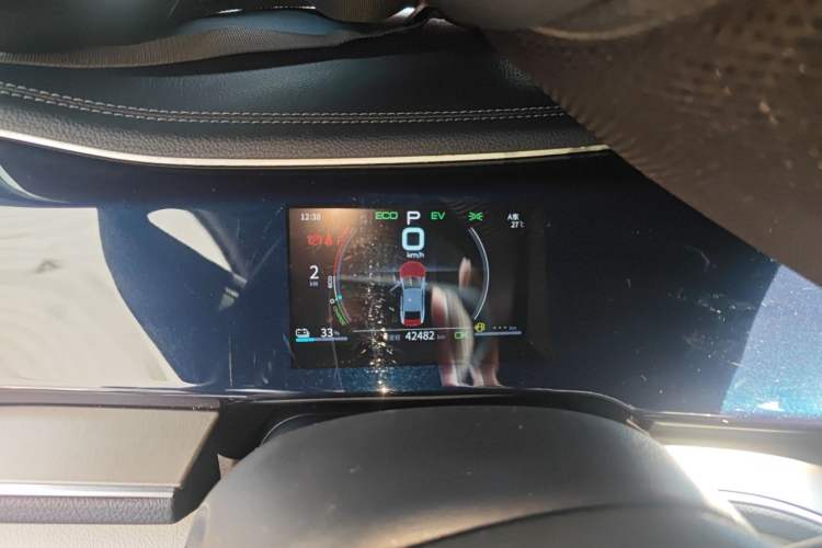 Used BYD Qin PLUS 2021 DM-i 55KM Flagship Model Instrument Cluster