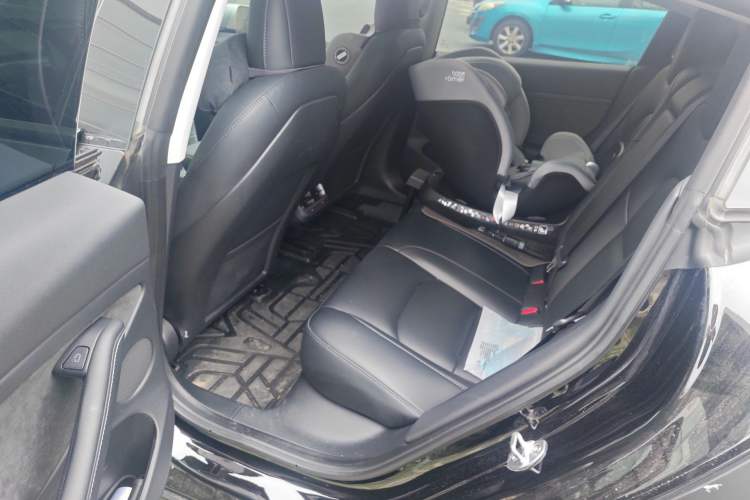 Used Tesla Model 3 2022 Performance High-Performance All-Wheel-Drive Version Left Rear Seat