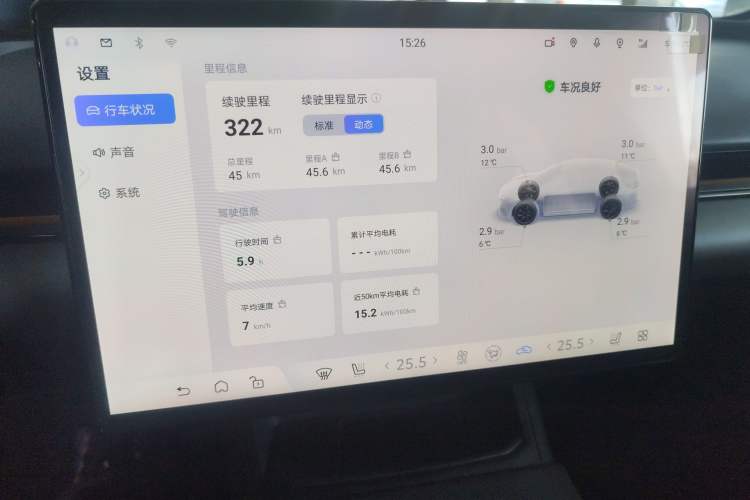 Used Toyota bZ5 2025 Model 550 PRO Smart Driving Edition Audio And AC Panel