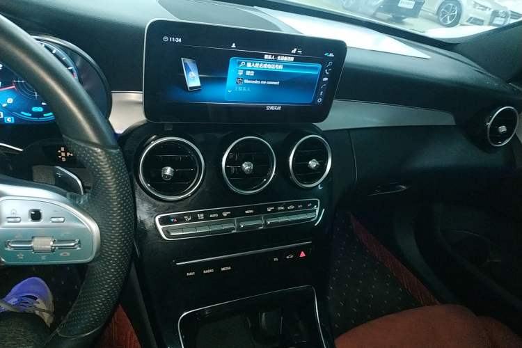 Used Mercedes-Benz C-Class 2021 C 260 Star Edition Audio And AC Panel