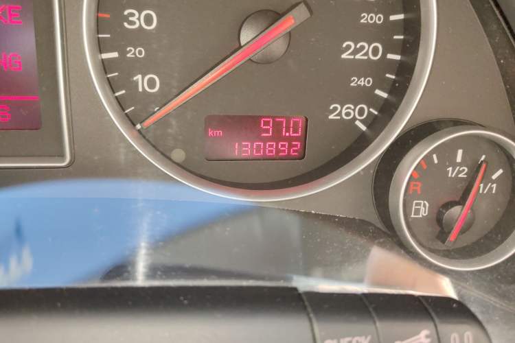 Used Audi A4 2004 1.8T Technology Edition Odometer Close Up