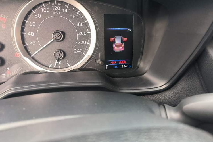 Used Toyota Corolla Cross 2022 2.0L Elite Edition Odometer Close Up