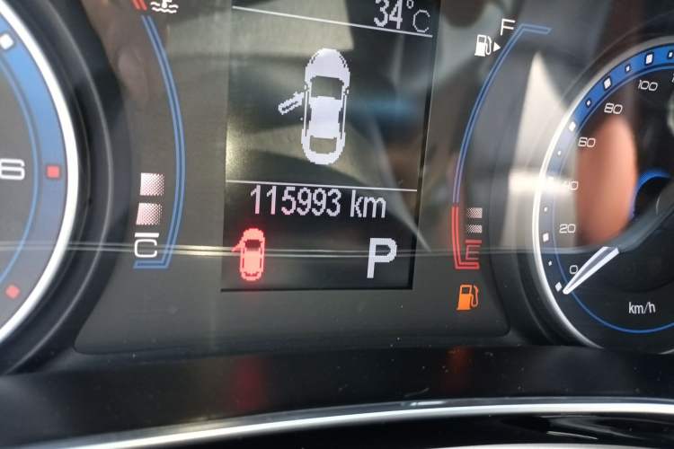 Used Fiat Viaggio 2015 1.4T Automatic Jingxiang Edition Odometer Close Up