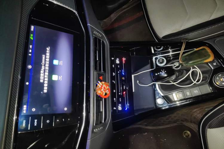 Used Volkswagen Tayron X 2020 380TSI Four-Wheel Drive Prestige Connected Version Audio And AC Panel