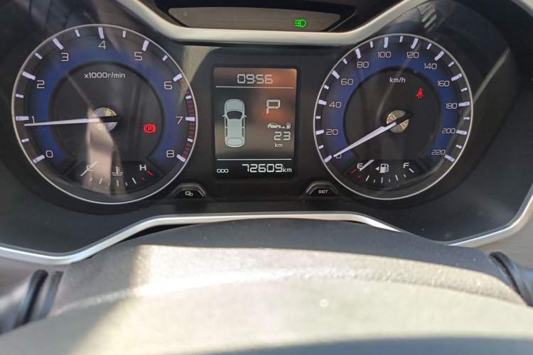 Used Geely Auto Vision X3 2019 Upgraded Model 1.5L CVT Elite Version Odometer Close Up