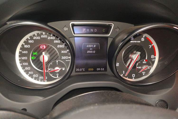 Used Mercedes-Benz CLA AMG 2014 AMG CLA 45 4MATIC Odometer Close Up