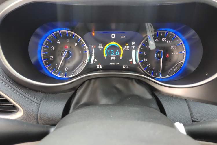 Used Chrysler Grand Voyager 2017 3.6L Premium Edition Odometer Close Up