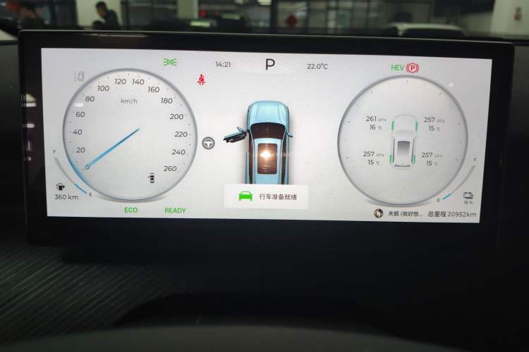 Used Fengyun T9 2024 120 Long-Range Comfort Version 5 Seats Lithium Iron Phosphate Instrument Cluster