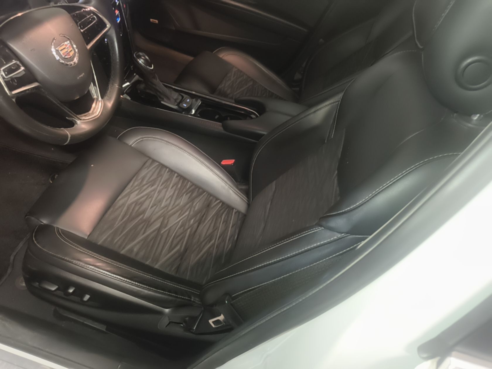Vordere Reihe im Auto