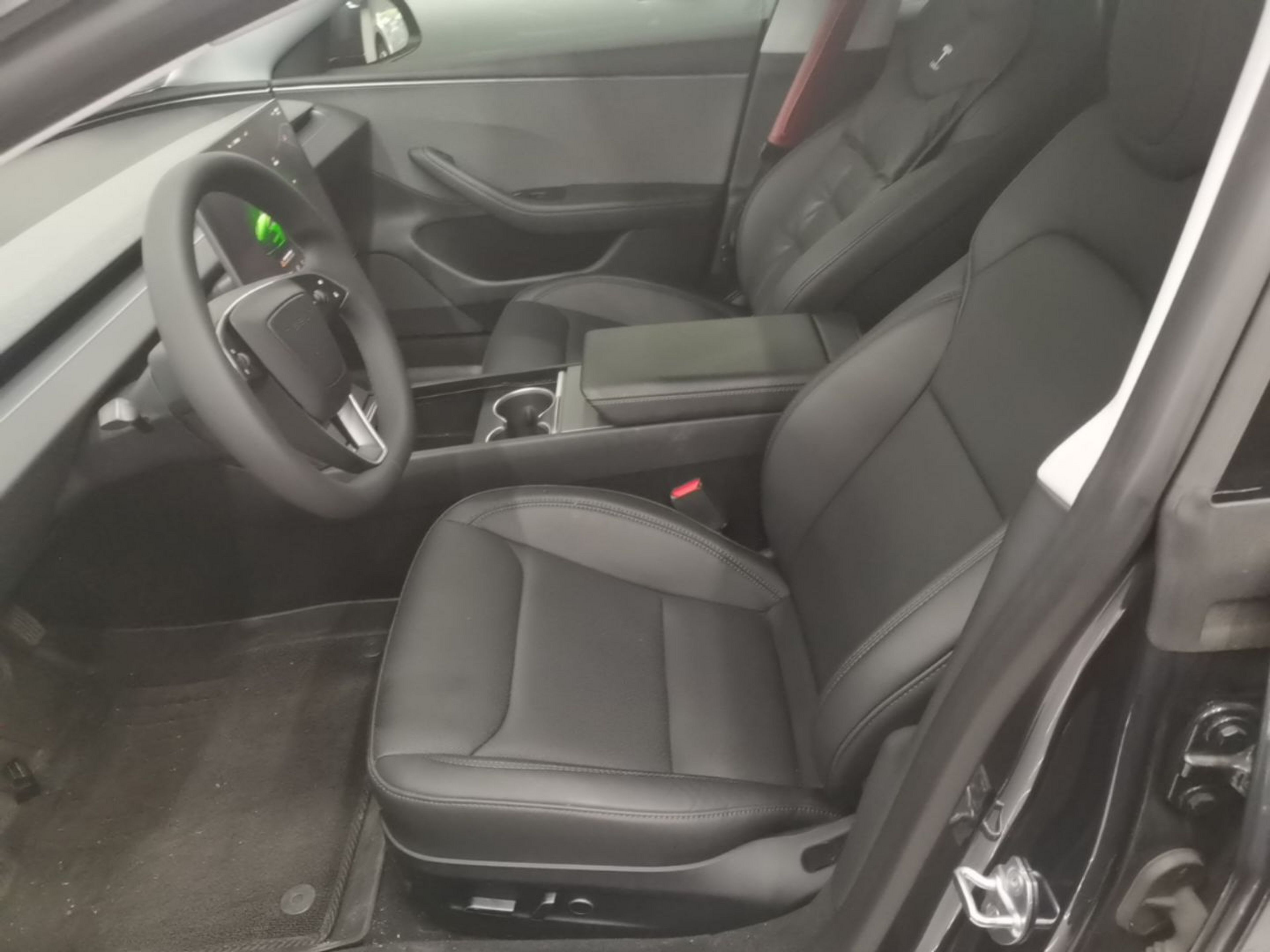 Vordere Reihe im Auto