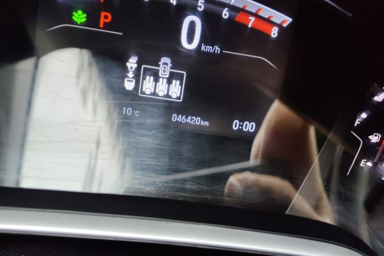 Used Honda Breeze 2021 240TURBO CVT Front-Wheel Drive Elite Edition Odometer Close Up