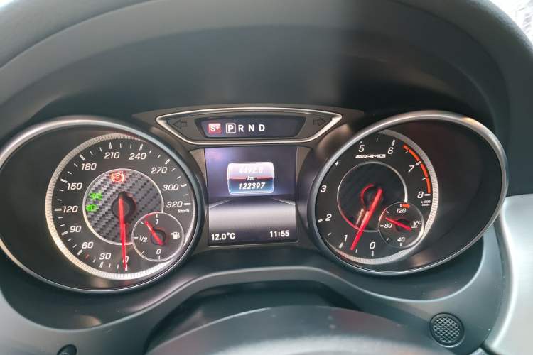 Used Mercedes-Benz CLA AMG 2016 AMG CLA 45 4MATIC Odometer Close Up