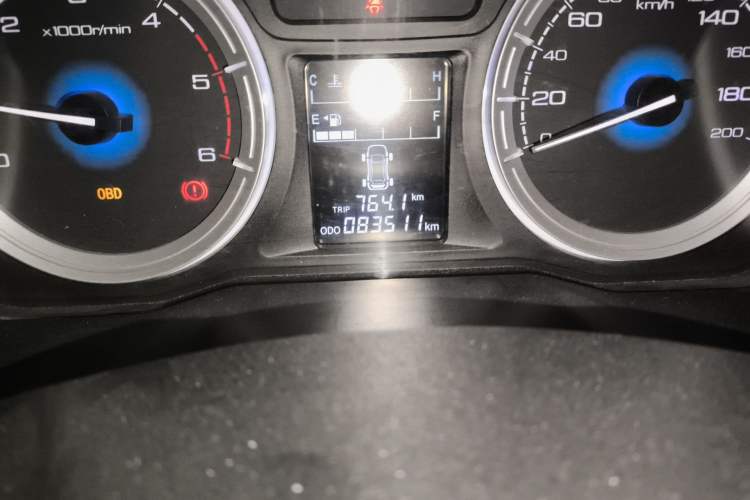 Used Isuzu JLM 2018 2.8T Classic Edition Two-Wheel Drive Progressive Version JE493ZLQ5F Odometer Close Up