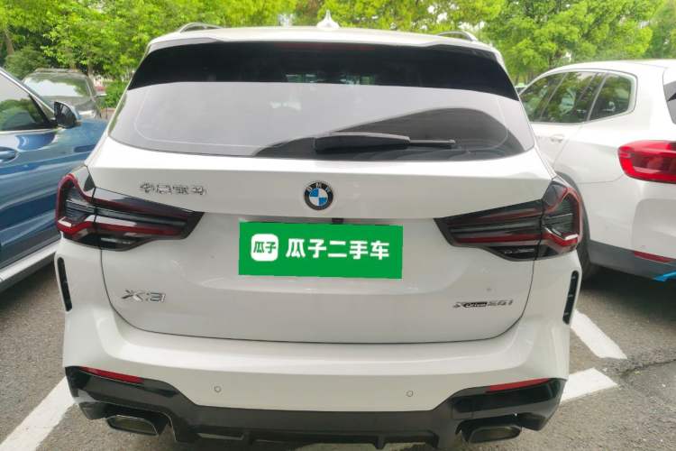 Used BMW X3 2022 Second Facelift xDrive30i Leading Edition M Night Sky Package Rear