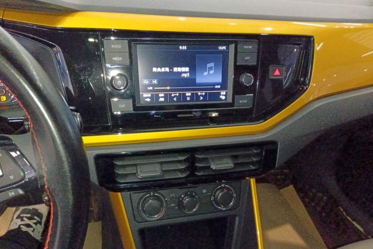 Used Volkswagen Polo 2019 Plus 1.5L Automatic Colorful Technology Edition Audio And AC Panel